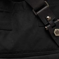 Pre Owned Lanvin Black Fabric Front Pocket Tote