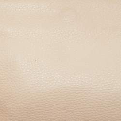 Pre Owned Lanvin Cream Leather Tassel Chain Shoulder Bag