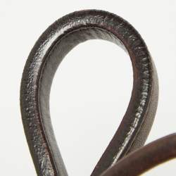 Pre Owned Lanvin Gold Laminated Leather Shopper Tote