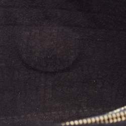 Pre Owned Lanvin Gold Leather Flap Chain Clutch