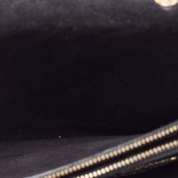 Pre Owned Lanvin Gold Leather Flap Chain Clutch