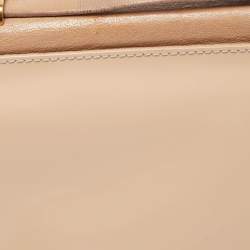 Pre Owned Lanvin Old Rose Patent Leather Padam Flap Bag