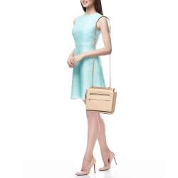 Pre Owned Lanvin Old Rose Patent Leather Padam Flap Bag