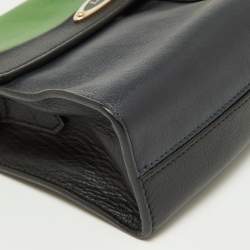 Pre Owned Lanvin Tricolor Leather Sac De Ville Crossbody Bag