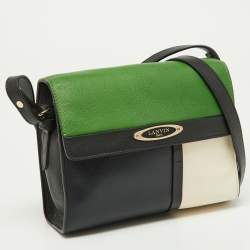 Pre Owned Lanvin Tricolor Leather Sac De Ville Crossbody Bag