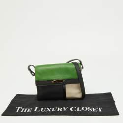 Pre Owned Lanvin Tricolor Leather Sac De Ville Crossbody Bag