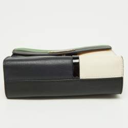 Pre Owned Lanvin Tricolor Leather Sac De Ville Crossbody Bag