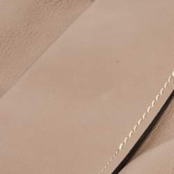 Pre Owned Lanvin Beige Leather Happy Shoulder Bag