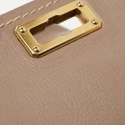 Pre Owned Lanvin Beige Leather Happy Shoulder Bag