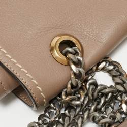 Pre Owned Lanvin Beige Leather Happy Shoulder Bag