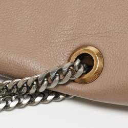 Pre Owned Lanvin Beige Leather Happy Shoulder Bag