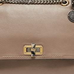 Pre Owned Lanvin Beige Leather Happy Shoulder Bag