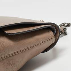 Pre Owned Lanvin Beige Leather Happy Shoulder Bag