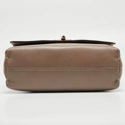 Pre Owned Lanvin Beige Leather Happy Shoulder Bag