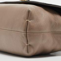 Pre Owned Lanvin Beige Leather Happy Shoulder Bag