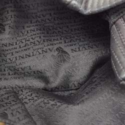 Pre Owned Lanvin Dark Grey Quilted Leather Amalia Tote