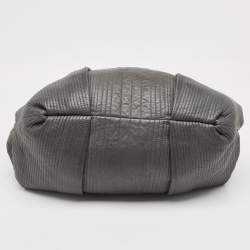 Pre Owned Lanvin Dark Grey Quilted Leather Amalia Tote