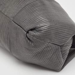 Pre Owned Lanvin Dark Grey Quilted Leather Amalia Tote