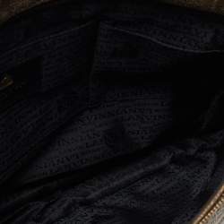 Pre Owned Lanvin Metallic Gold Leather Chain Hobo