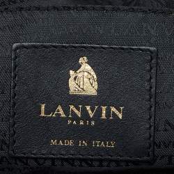 Pre Owned Lanvin Metallic Gold Leather Chain Hobo