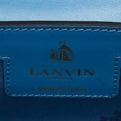 Lanvin Blue Patent Leather Jiji Shoulder Bag