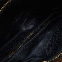 Lanvin Gold Laminated Python Kentucky Tote