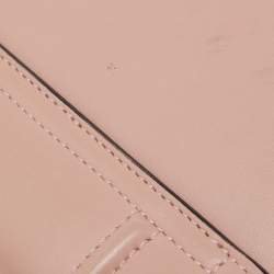 Pre Owned Lanvin Pink Leather Flap Crossbody Bag