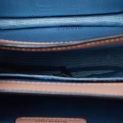 Pre Owned Lanvin Pink Leather Flap Crossbody Bag