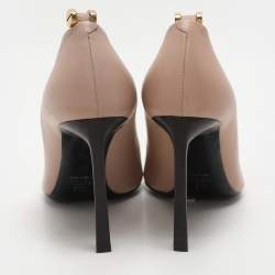 Pre Owned Lanvin Beige Leather Pointed Pumps Size 36