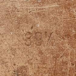 Pre Owned Lanvin Size 39.5 Blue Leather Ballet Flats