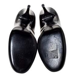 Pre Owned Lanvin Black Patent Leather Pumps Size 37