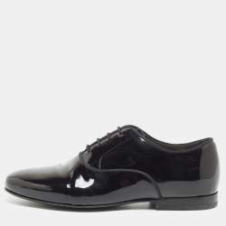 Hugo boss patent leather hot sale oxfords