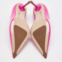 Le Silla Pink Patent Leather Pointed Toe Pumps Size 37