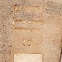 Pre Owned Le Silla Multicolor Snakeskin Leather Ballet Flats Size 39