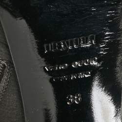 Pre Owned Le Silla Grey Nubuck Leather Velour Knee Length Boots Size 38