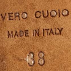 Pre Owned Le Silla Black Suede Over The Knee Boots Size 38