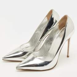 مملوكة مسبقًا حذاء كعب عالي لي سيلا سويد بيج بمقدمة مدببة مقاس 41