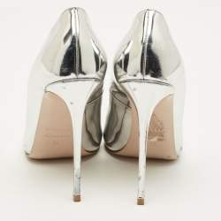 مملوكة مسبقًا حذاء كعب عالي لي سيلا سويد بيج بمقدمة مدببة مقاس 41