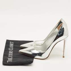 مملوكة مسبقًا حذاء كعب عالي لي سيلا سويد بيج بمقدمة مدببة مقاس 41