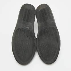 Pre Owned حذاء رياضي لي سيلا دانتيل وشبكة أسود مرصع بأحجار الراين مقاس 37.5