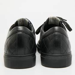 Pre Owned حذاء رياضي لي سيلا دانتيل وشبكة أسود مرصع بأحجار الراين مقاس 37.5