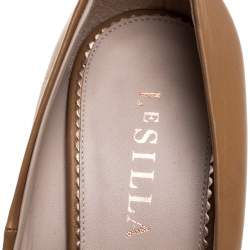Pre Owned Le Silla Beige Leather Pumps Size 36