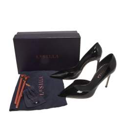 Pre Owned Le Silla Black Patent Leather Eva Pumps Size 37