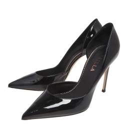 Pre Owned Le Silla Black Patent Leather Eva Pumps Size 37