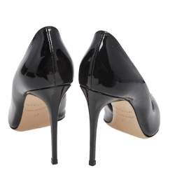 Pre Owned Le Silla Black Patent Leather Eva Pumps Size 37