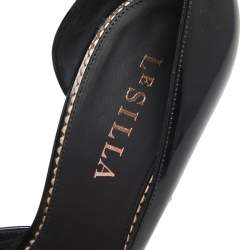 Pre Owned Le Silla Black Patent Leather Eva Pumps Size 37
