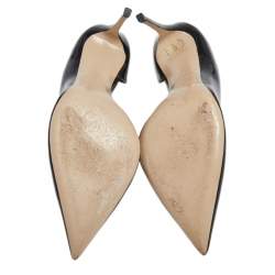 Pre Owned Le Silla Black Patent Leather Eva Pumps Size 37