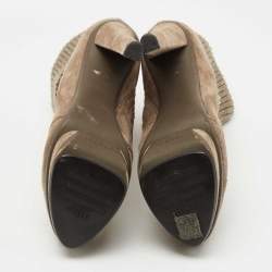 Le Silla Brown Suede Ankle Boots Size 38