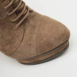 Le Silla Brown Suede Ankle Boots Size 38