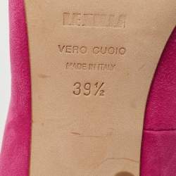 Le Silla Pink Suede Pointed Toe Pumps Size 39.5